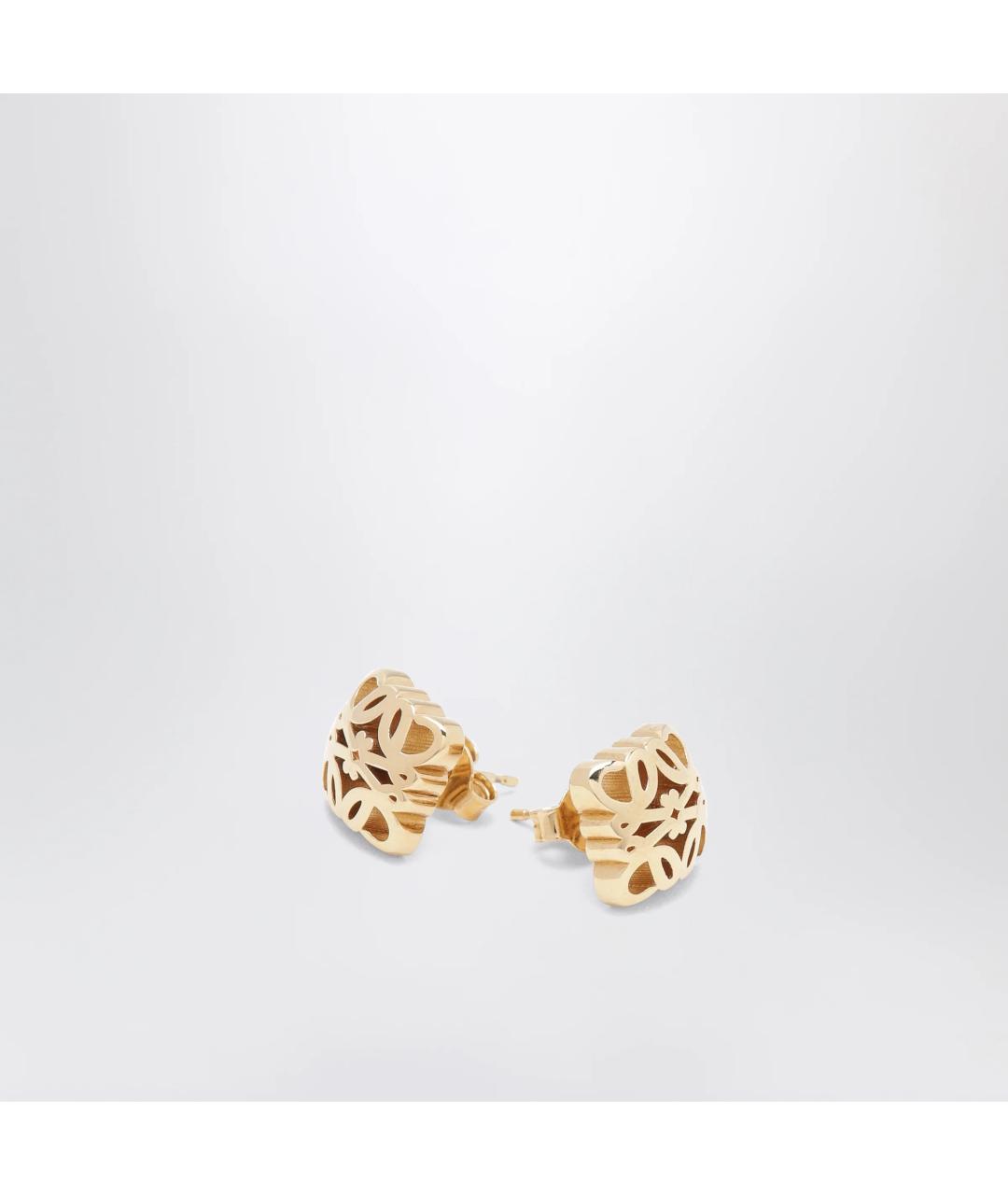 LOEWE Золотые латунные серьги, фото 2