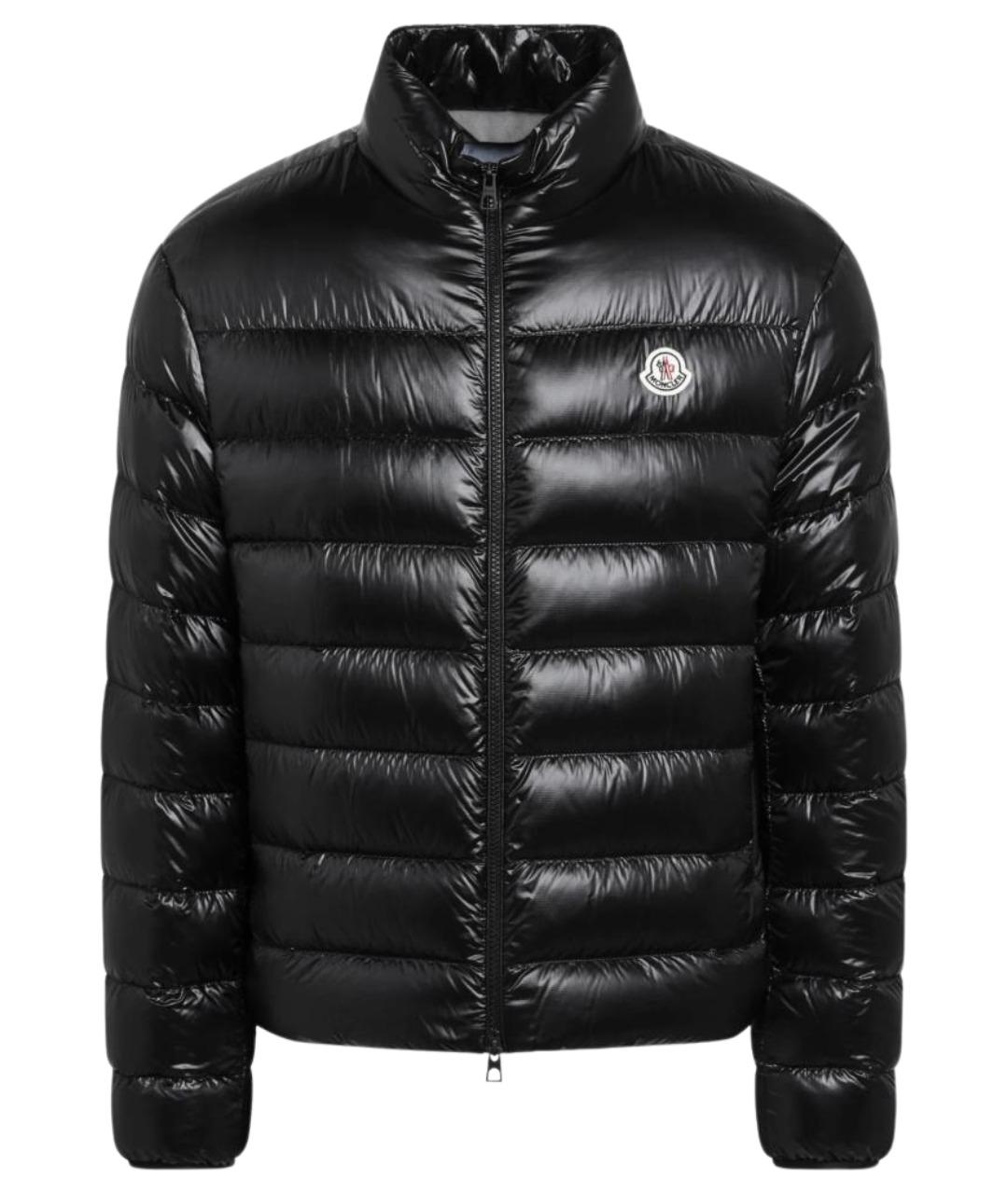 MONCLER Черная полиамидовая куртка, фото 1