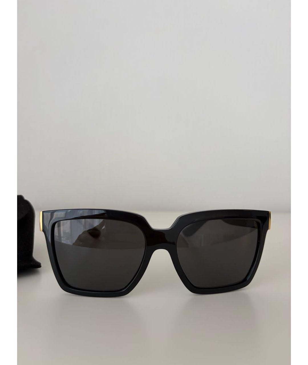 DOLCE&GABBANA Черные пластиковые солнцезащитные очки, фото 5