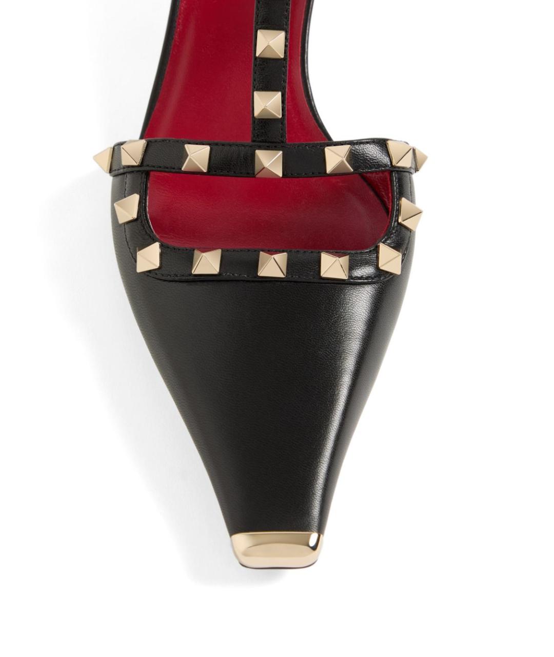 VALENTINO Черные кожаные туфли, фото 6