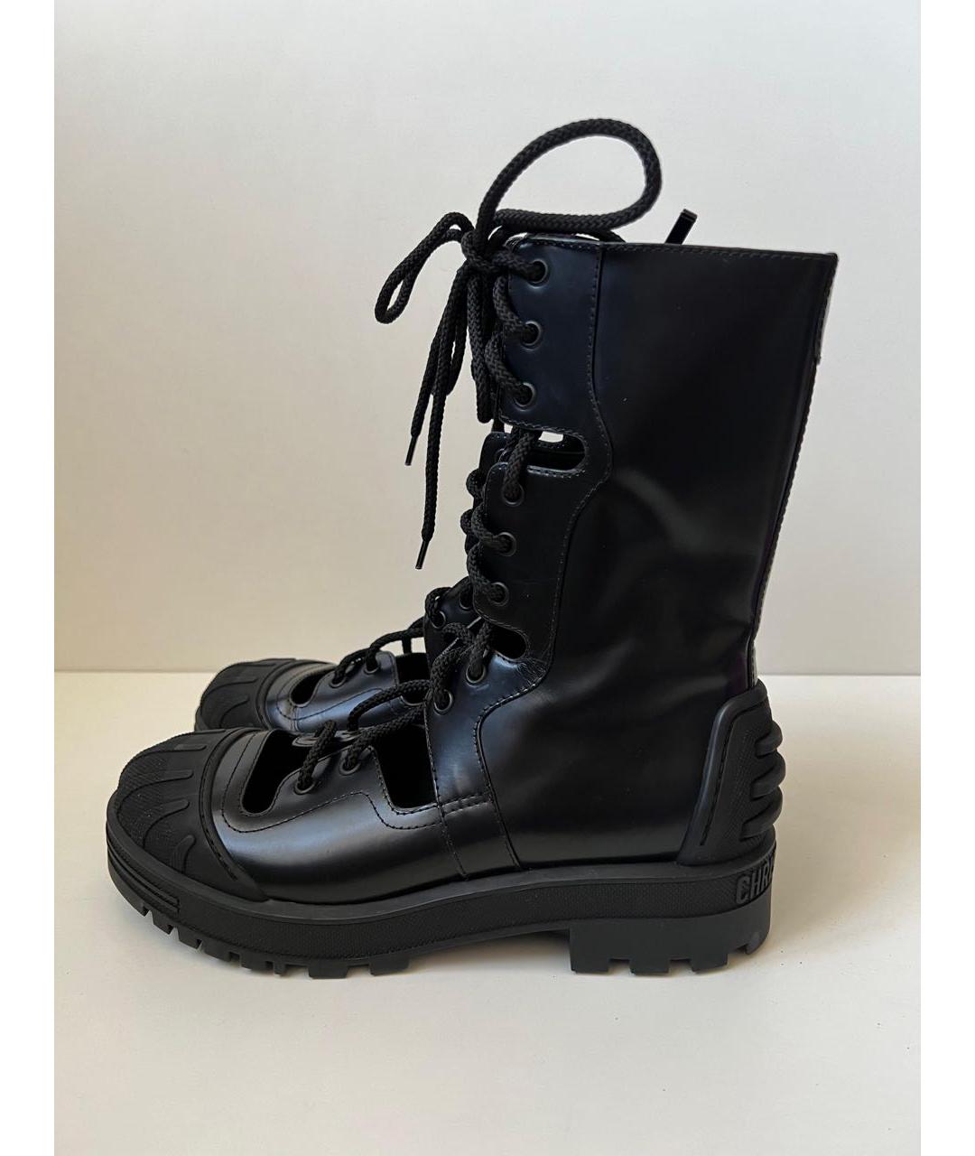 CHRISTIAN DIOR Черные ботинки, фото 2