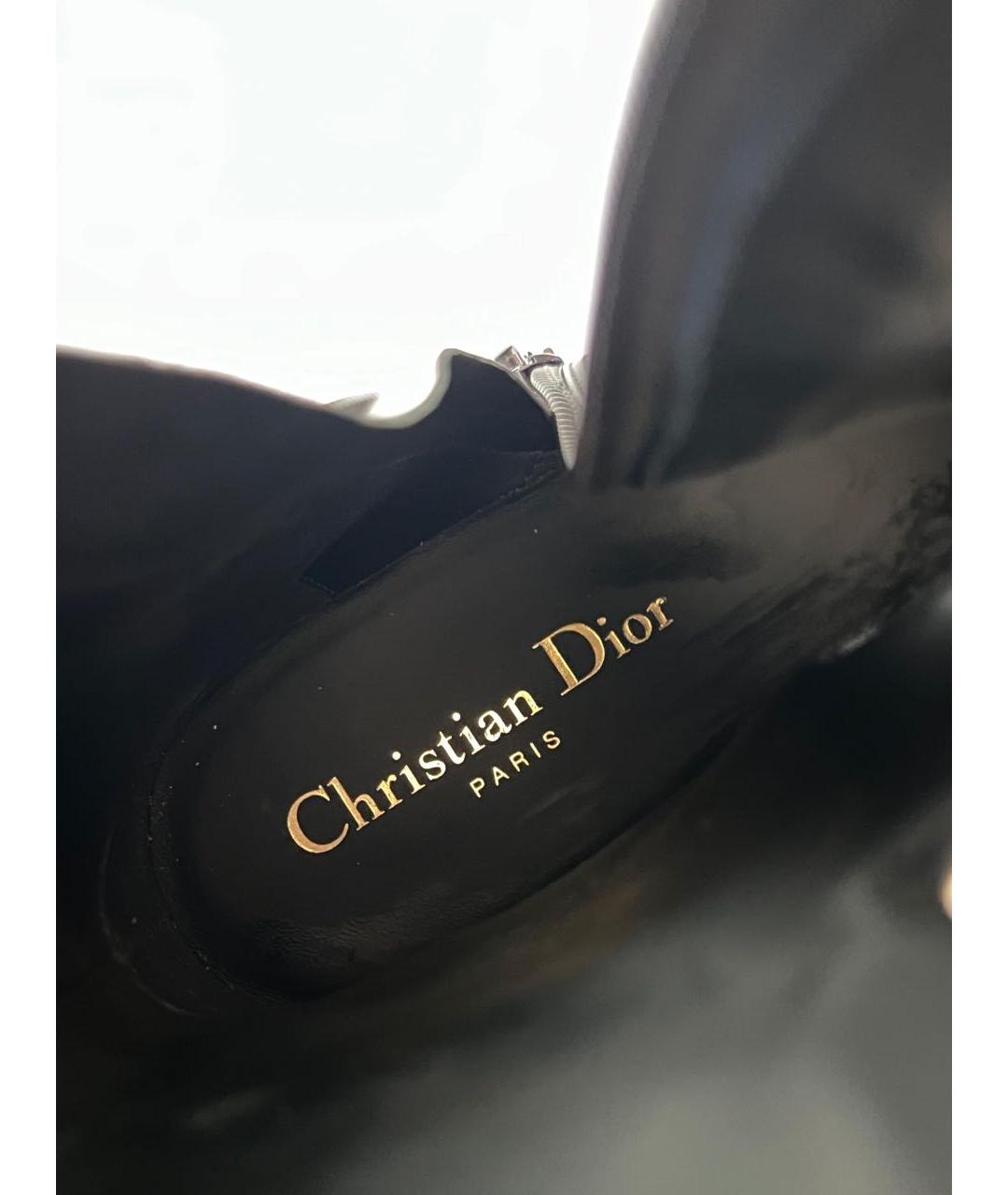 CHRISTIAN DIOR Черные ботинки, фото 7