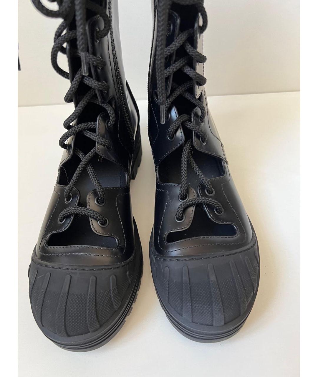 CHRISTIAN DIOR Черные ботинки, фото 3