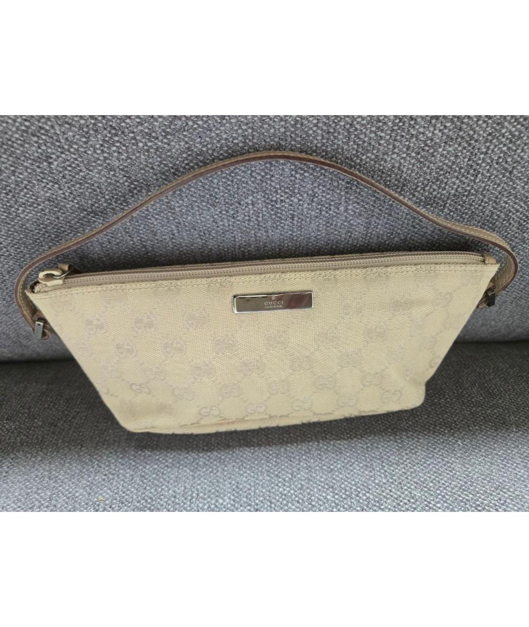 GUCCI Бежевая сумка с короткими ручками, фото 2