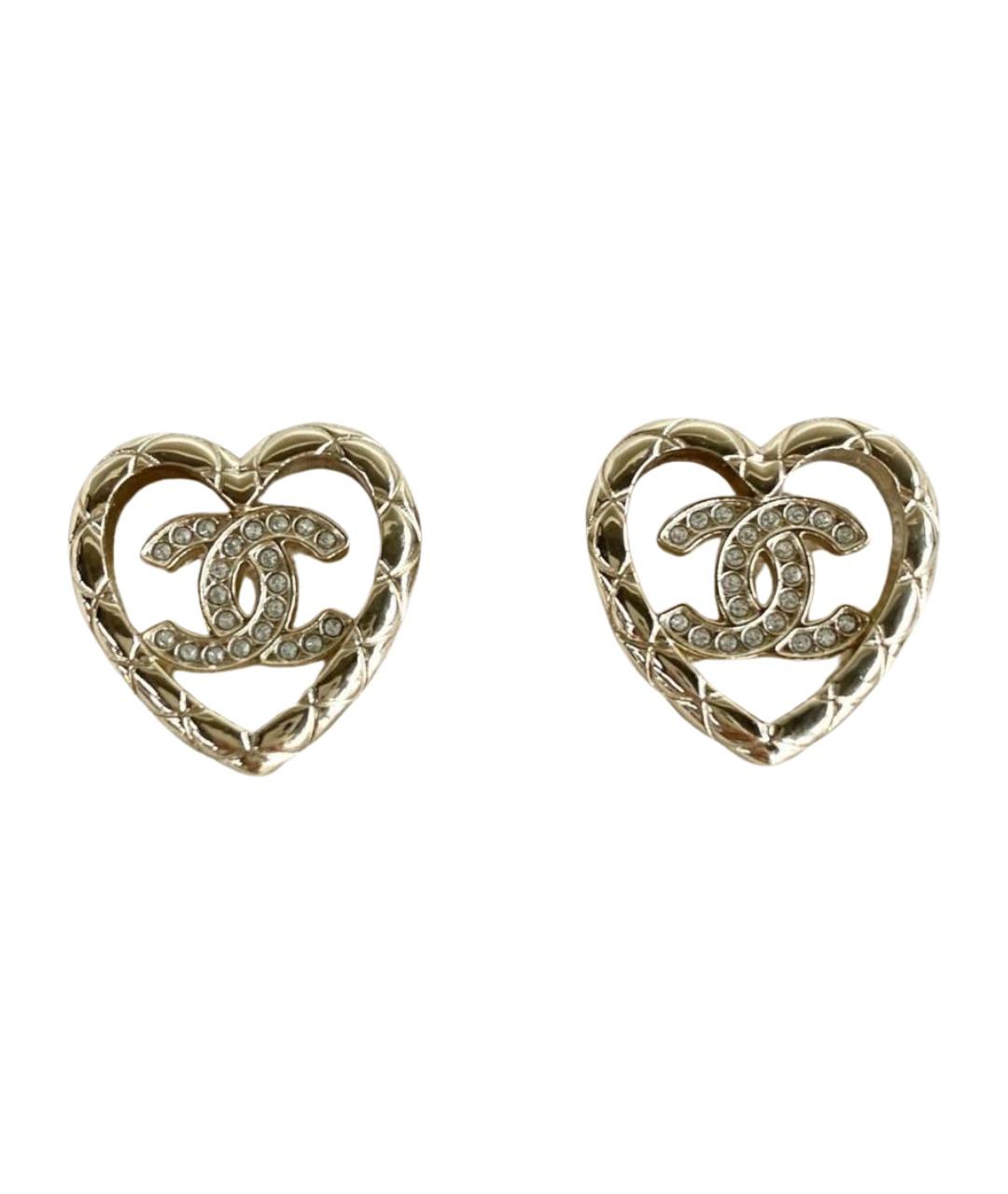 CHANEL Золотые серьги, фото 1