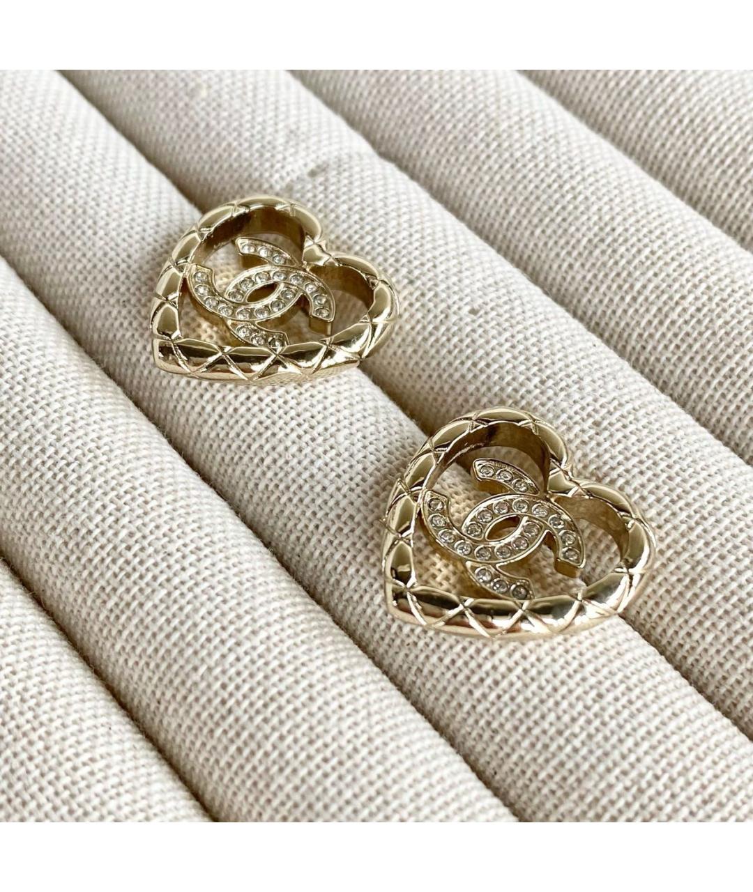 CHANEL Золотые серьги, фото 5