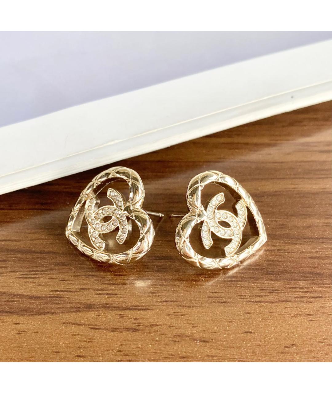 CHANEL Золотые серьги, фото 4
