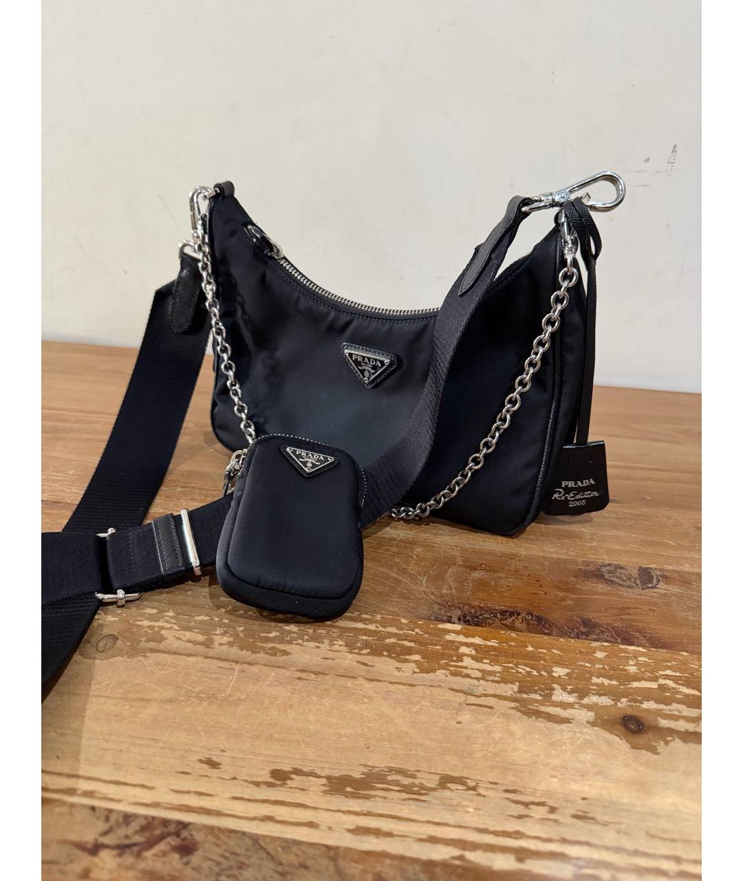 PRADA Черная сумка через плечо, фото 6