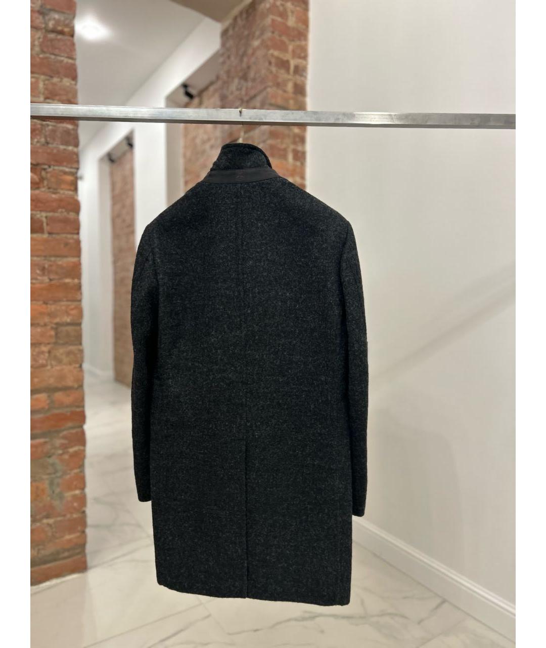CORNELIANI Антрацитовое пальто, фото 4