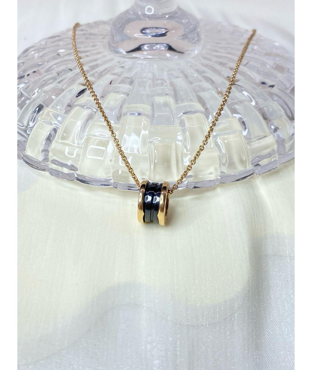 BVLGARI Золотое колье из розового золота, фото 3