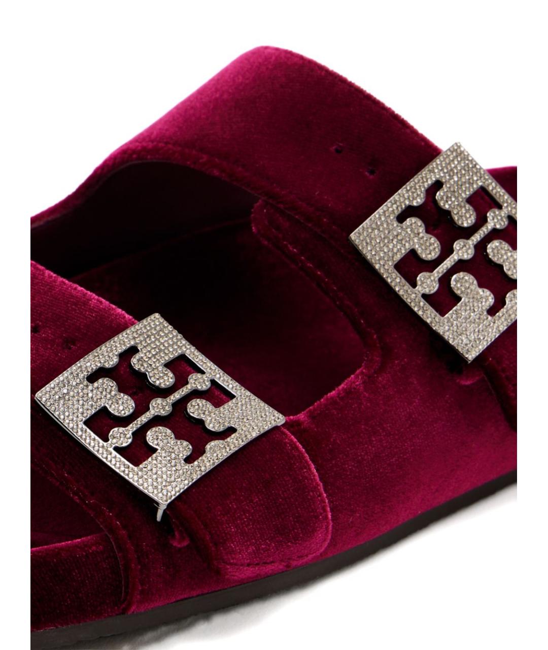 TORY BURCH Бордовые сандалии, фото 3