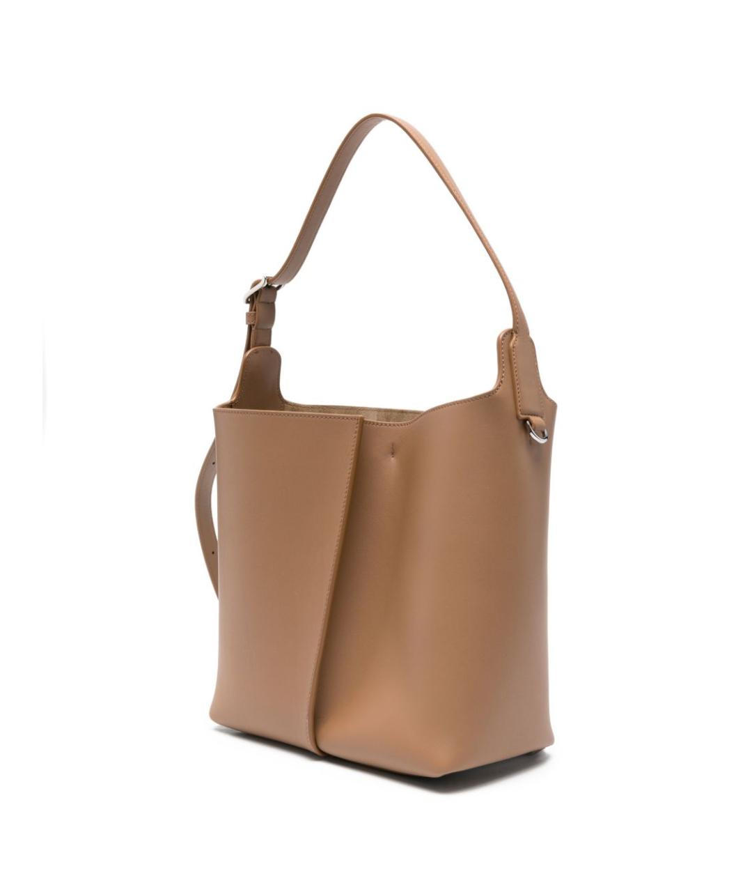 LOEWE Бежевая кожаная сумка тоут, фото 4