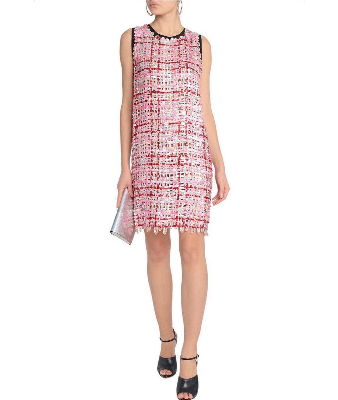 MSGM Розовое коктейльное платье, фото 7