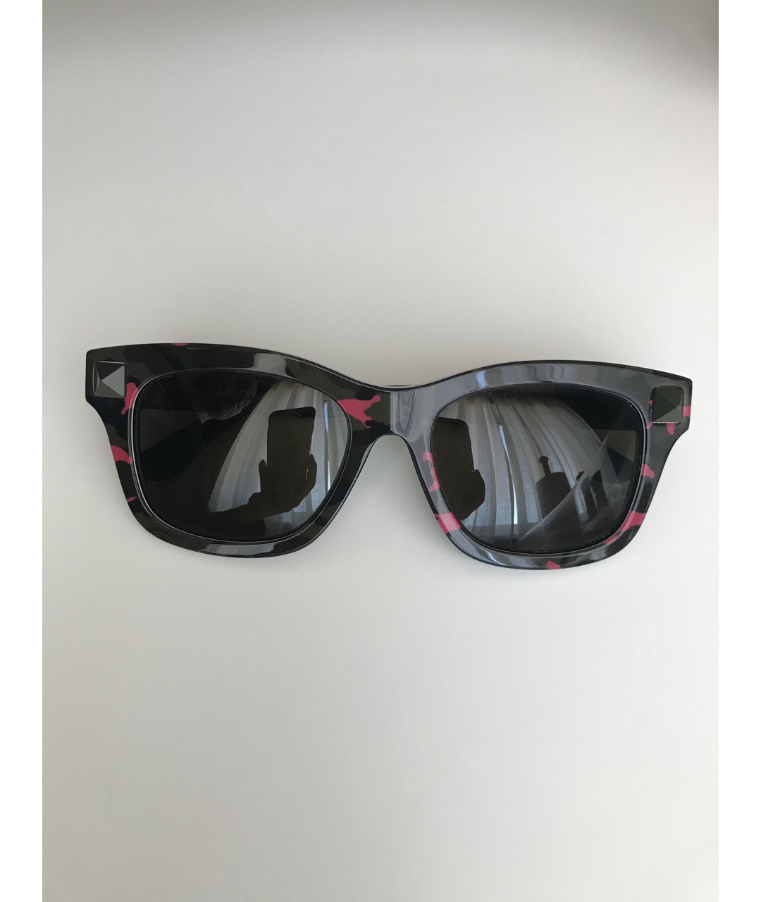 VALENTINO Мульти пластиковые солнцезащитные очки, фото 9