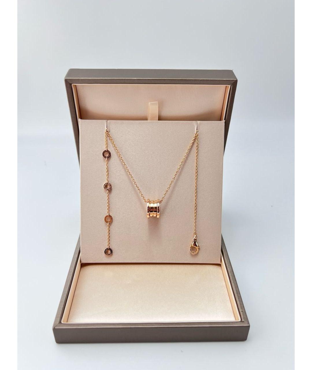 BVLGARI Золотое колье из розового золота, фото 7