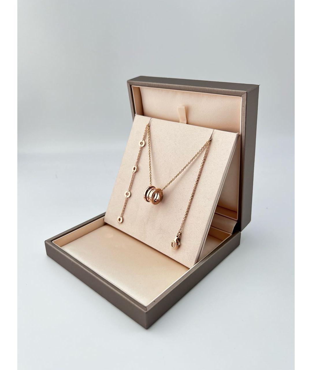BVLGARI Золотое колье из розового золота, фото 3