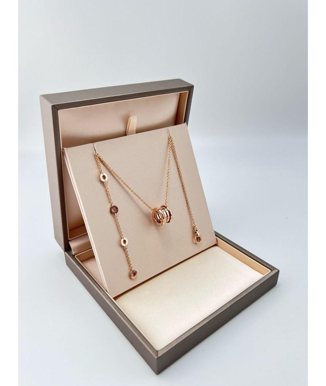 BVLGARI Золотое колье из розового золота, фото 2