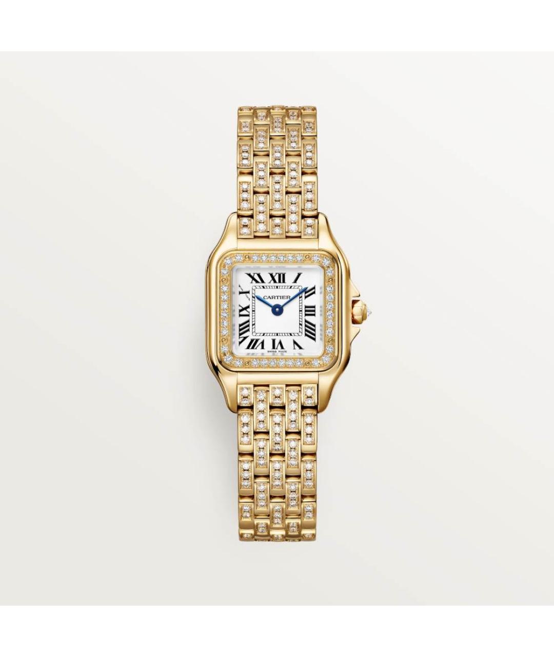 CARTIER Золотые часы из желтого золота, фото 4