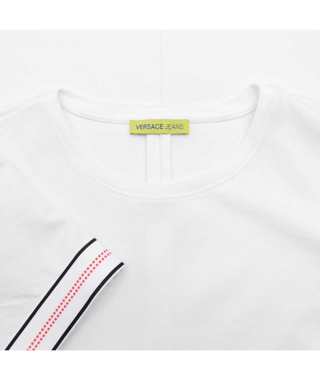 VERSACE JEANS COUTURE Белое хлопковое повседневное платье, фото 3