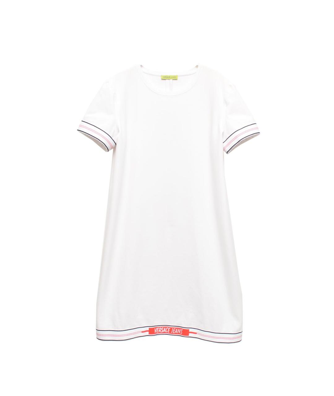 VERSACE JEANS COUTURE Белое хлопковое повседневное платье, фото 1