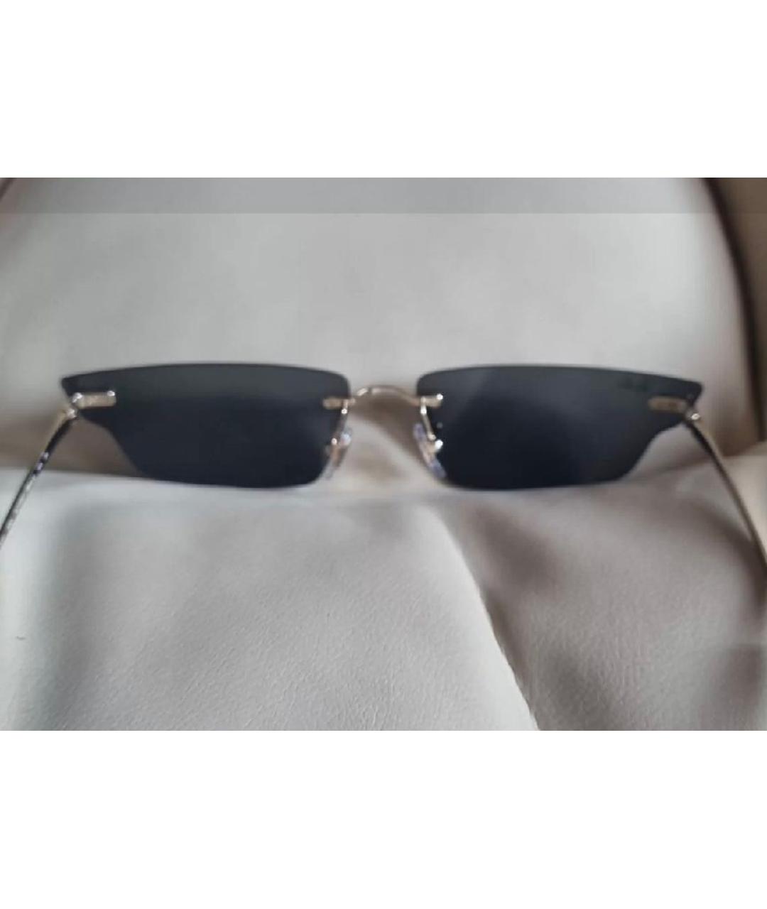 RAY BAN Черные металлические солнцезащитные очки, фото 3
