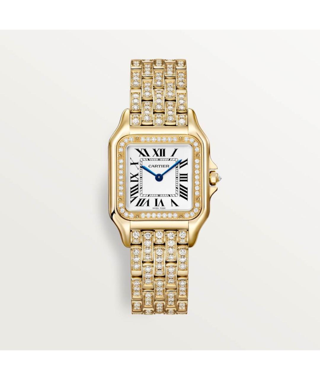 CARTIER Золотые часы из желтого золота, фото 4