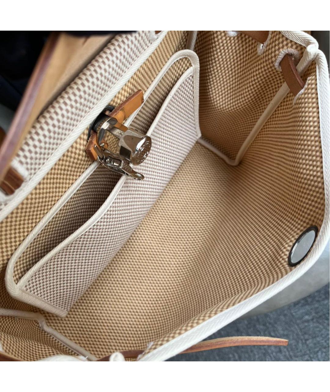 HERMES Коричневая кожаная сумка через плечо, фото 3