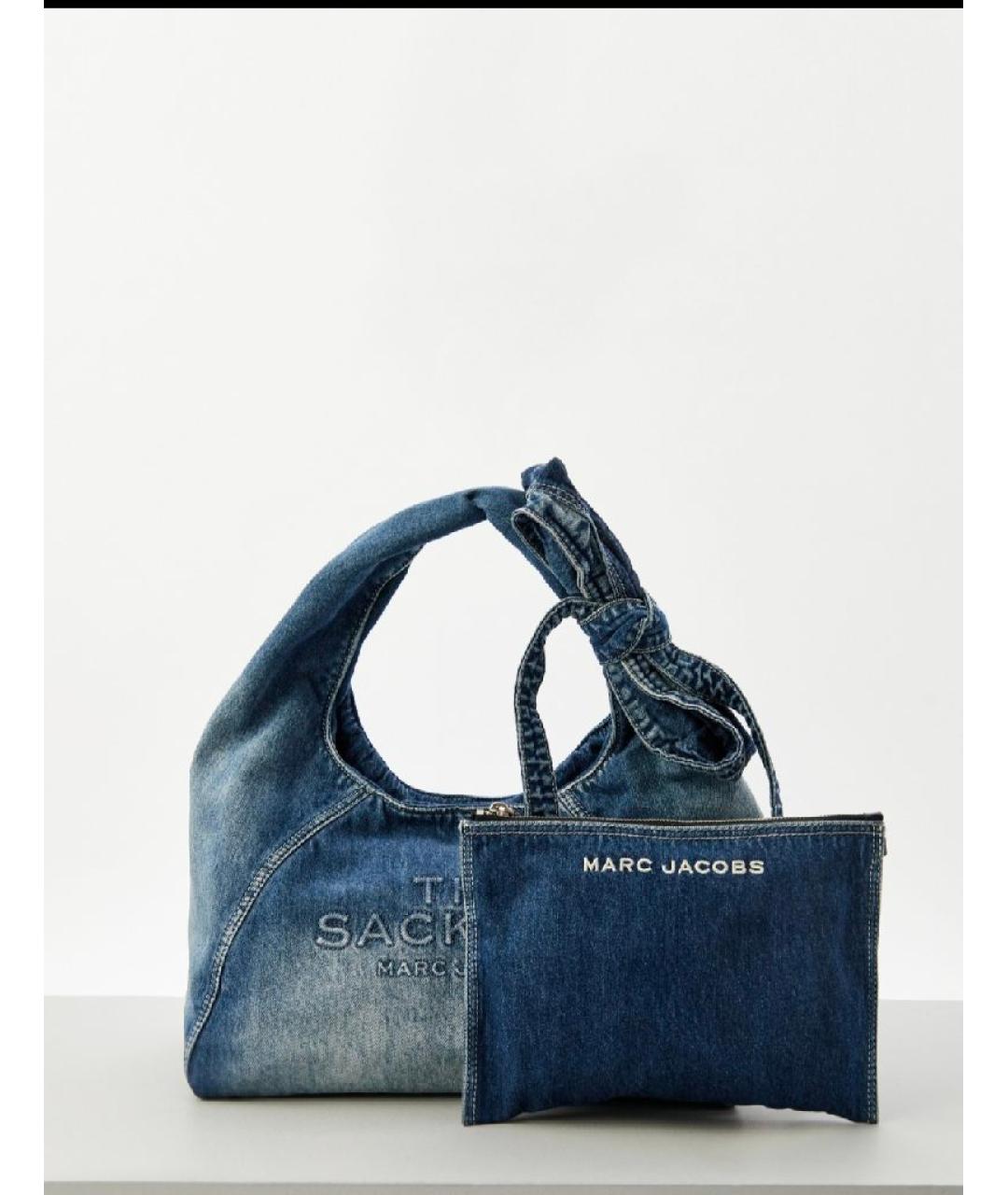 MARC JACOBS Голубая деним сумка тоут, фото 2