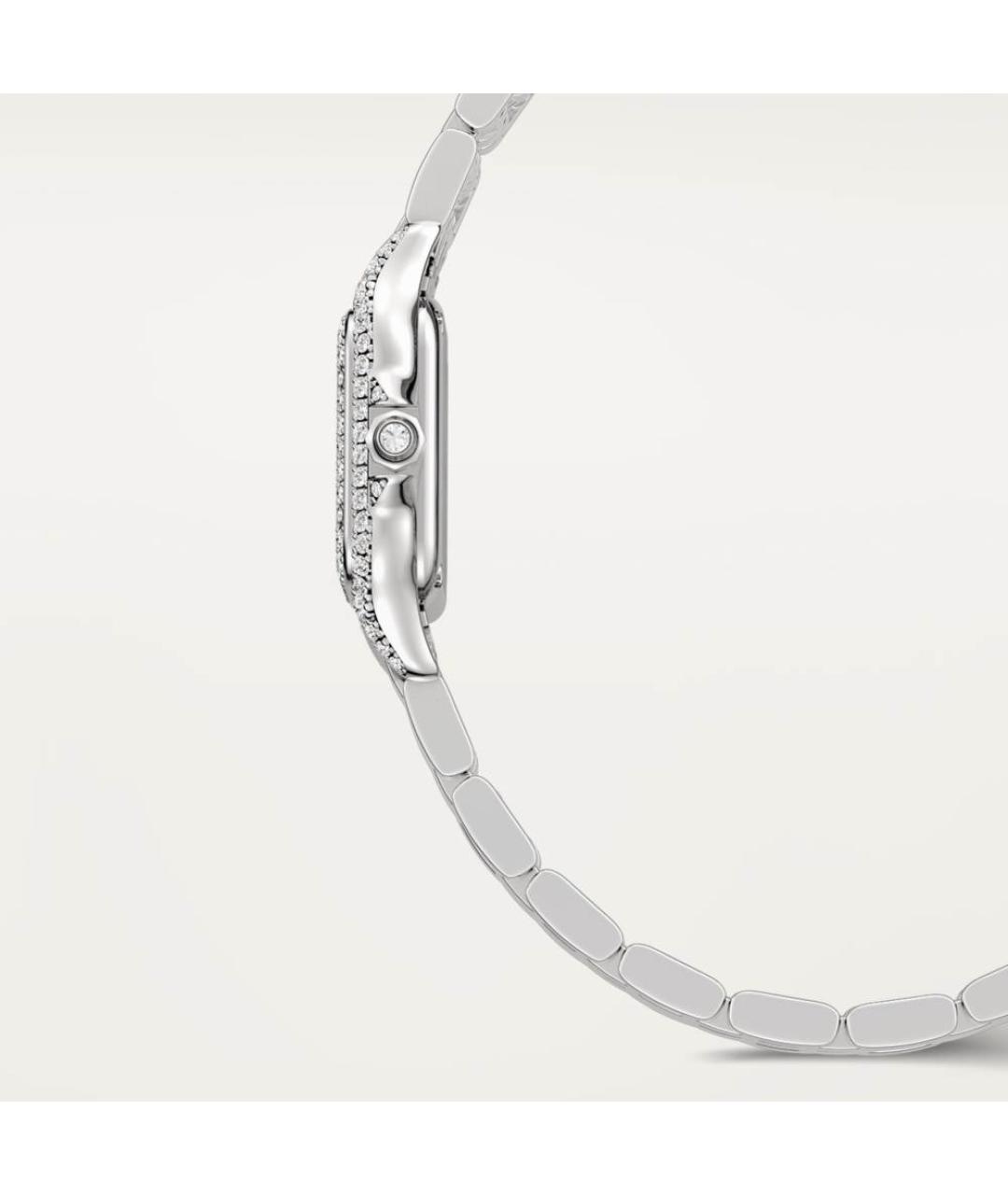 CARTIER Серебряные часы из белого золота, фото 2