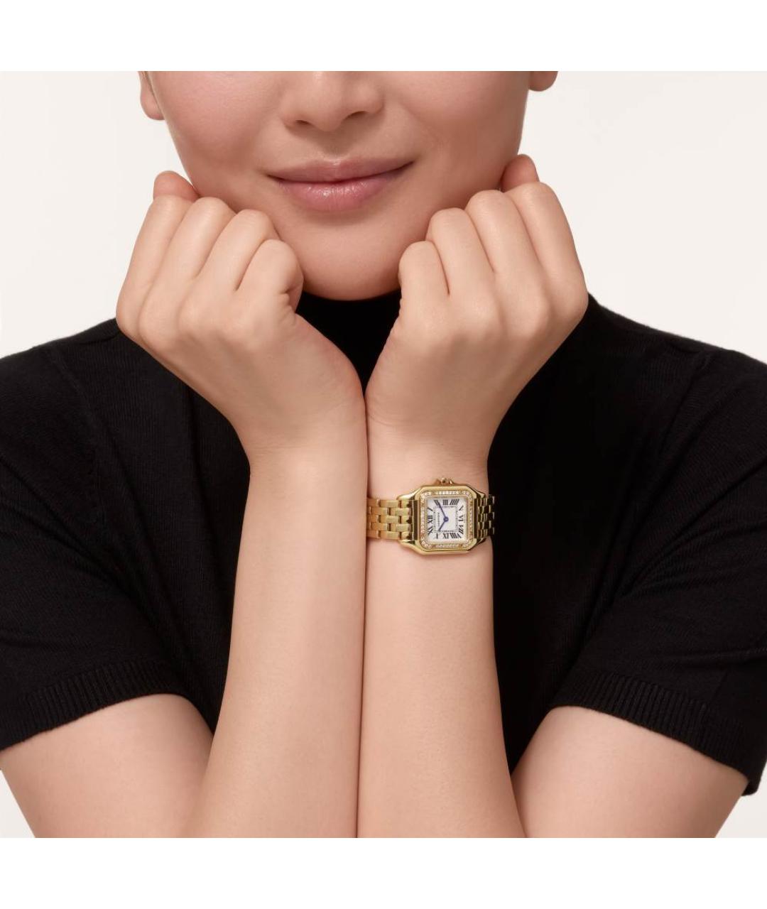 CARTIER Золотые часы из желтого золота, фото 3