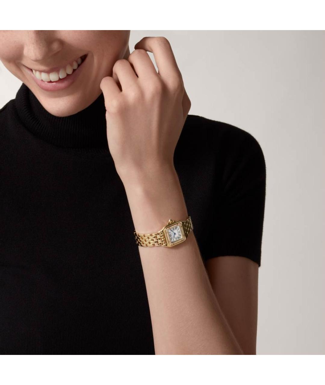 CARTIER Золотые часы из желтого золота, фото 2