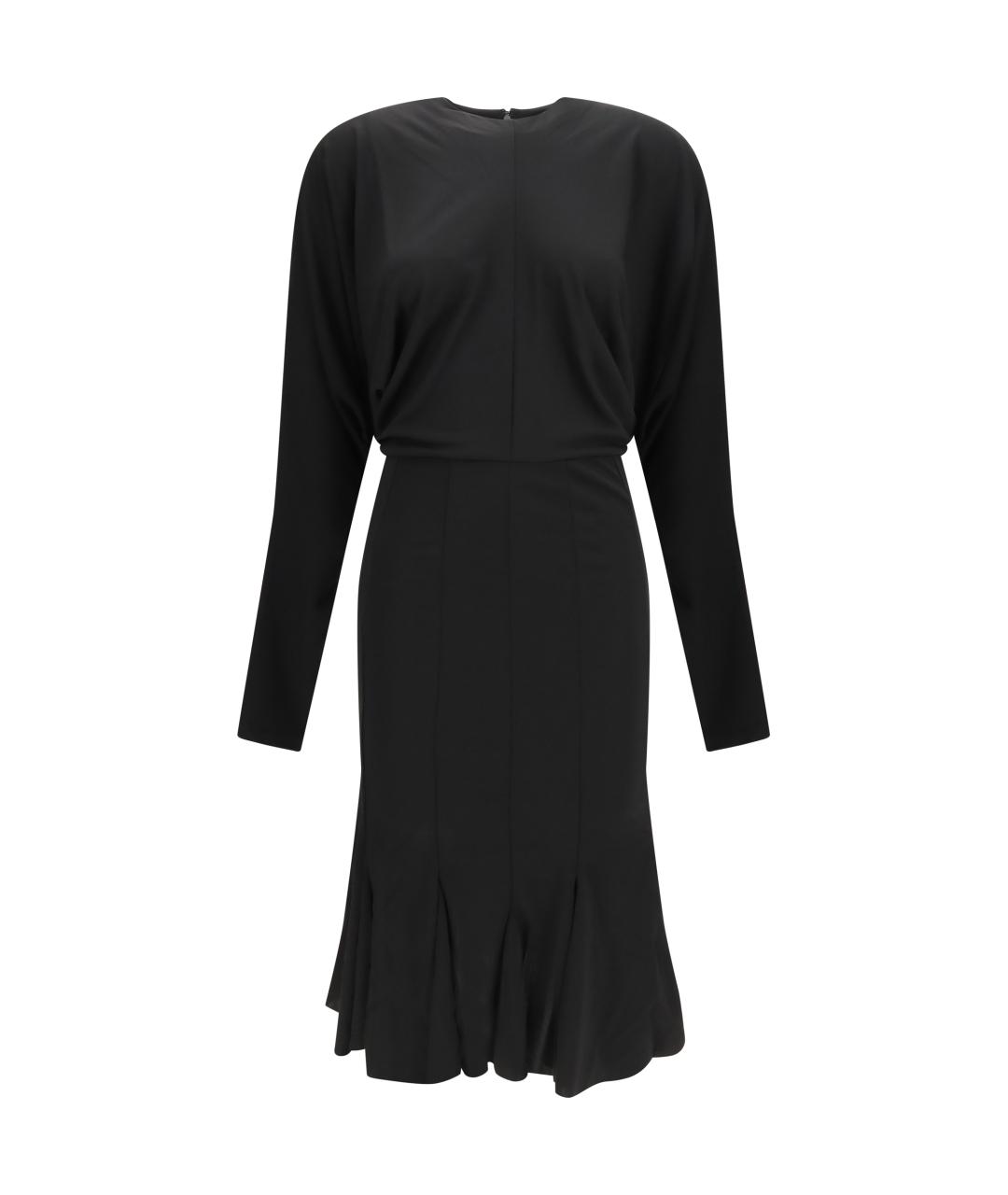JACQUEMUS Черное синтетическое повседневное платье, фото 1