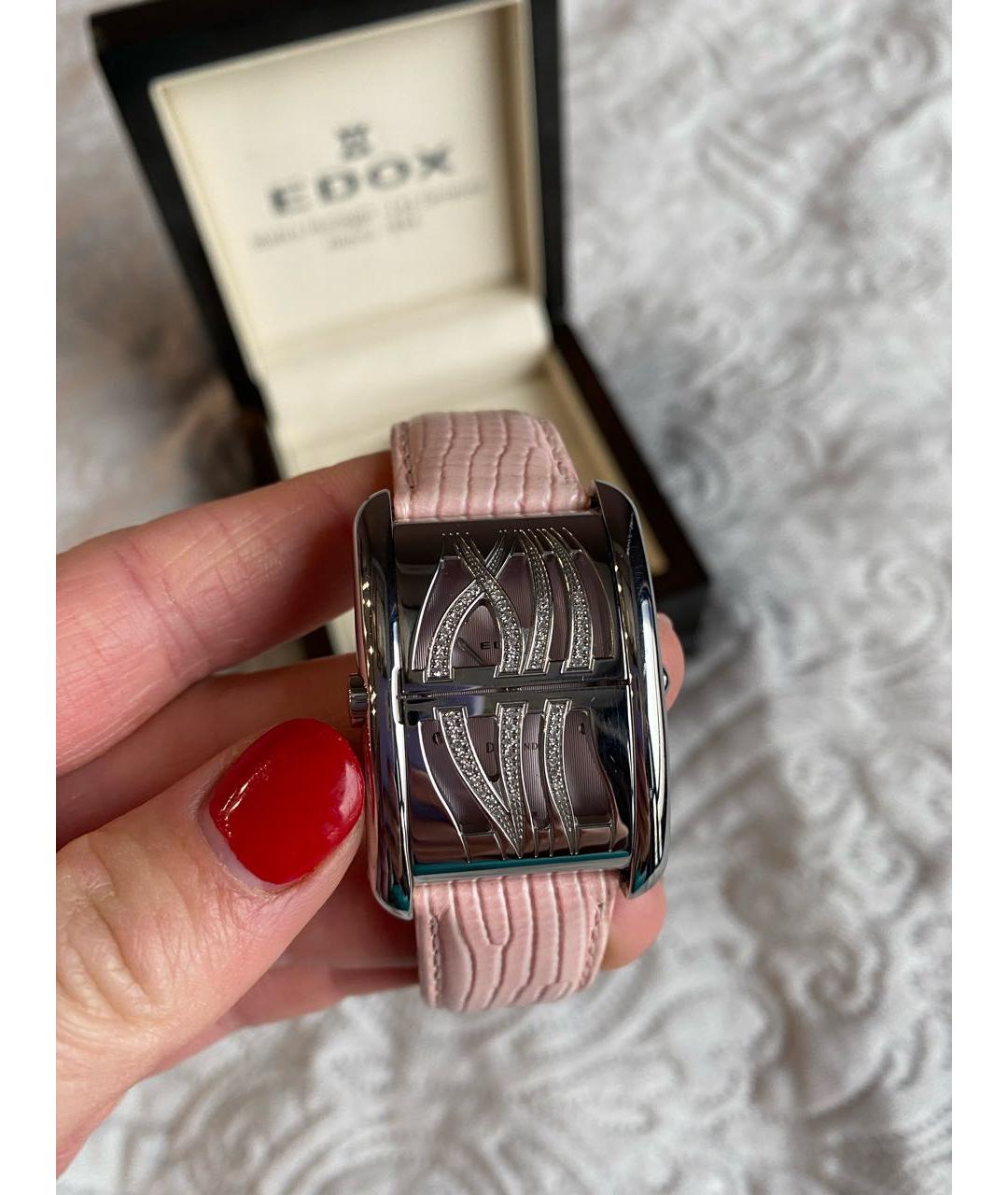 EDOX Розовые часы, фото 7