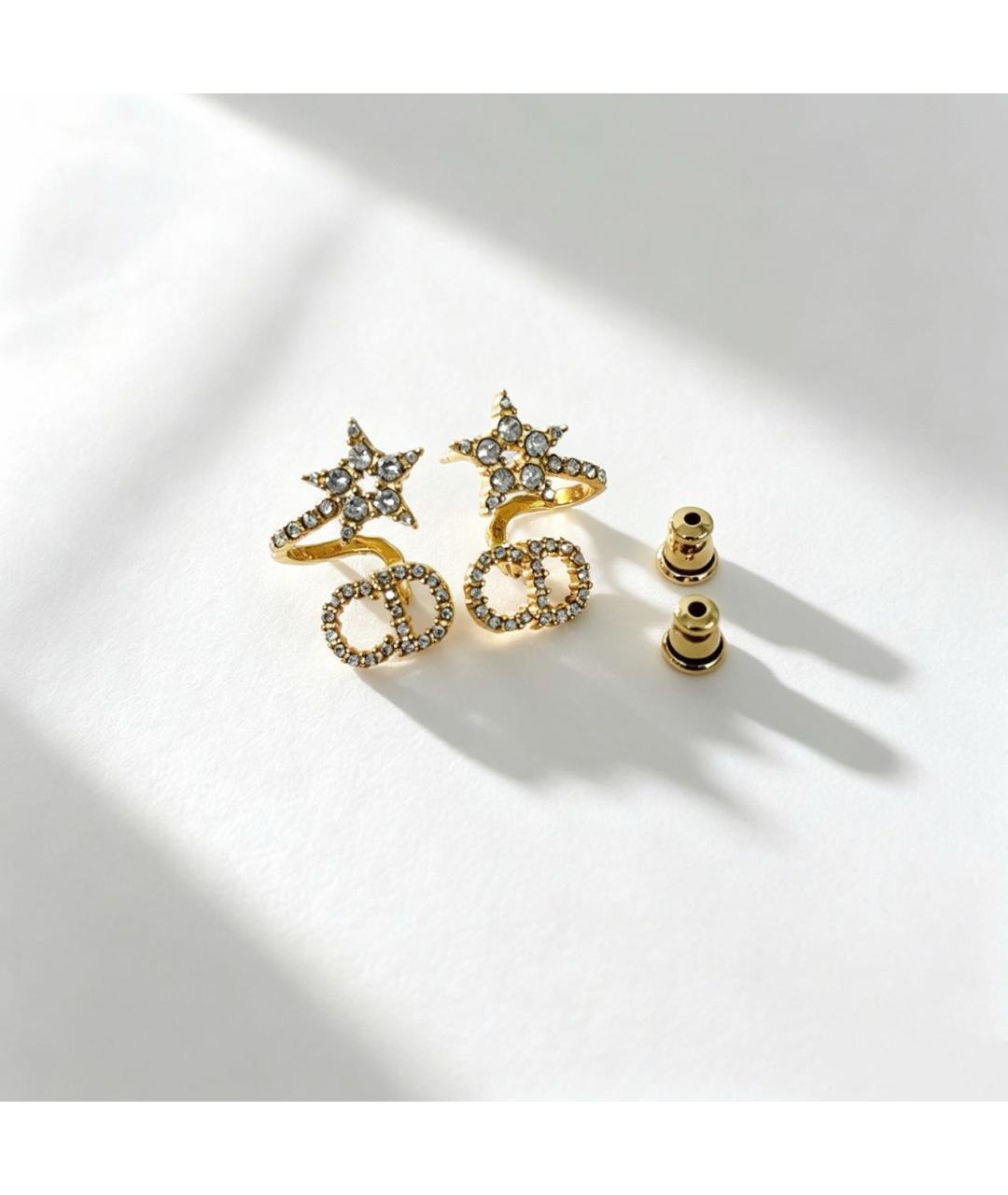 CHRISTIAN DIOR Золотые серьги, фото 6