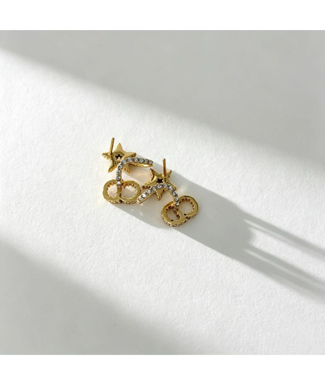 CHRISTIAN DIOR Золотые серьги, фото 3