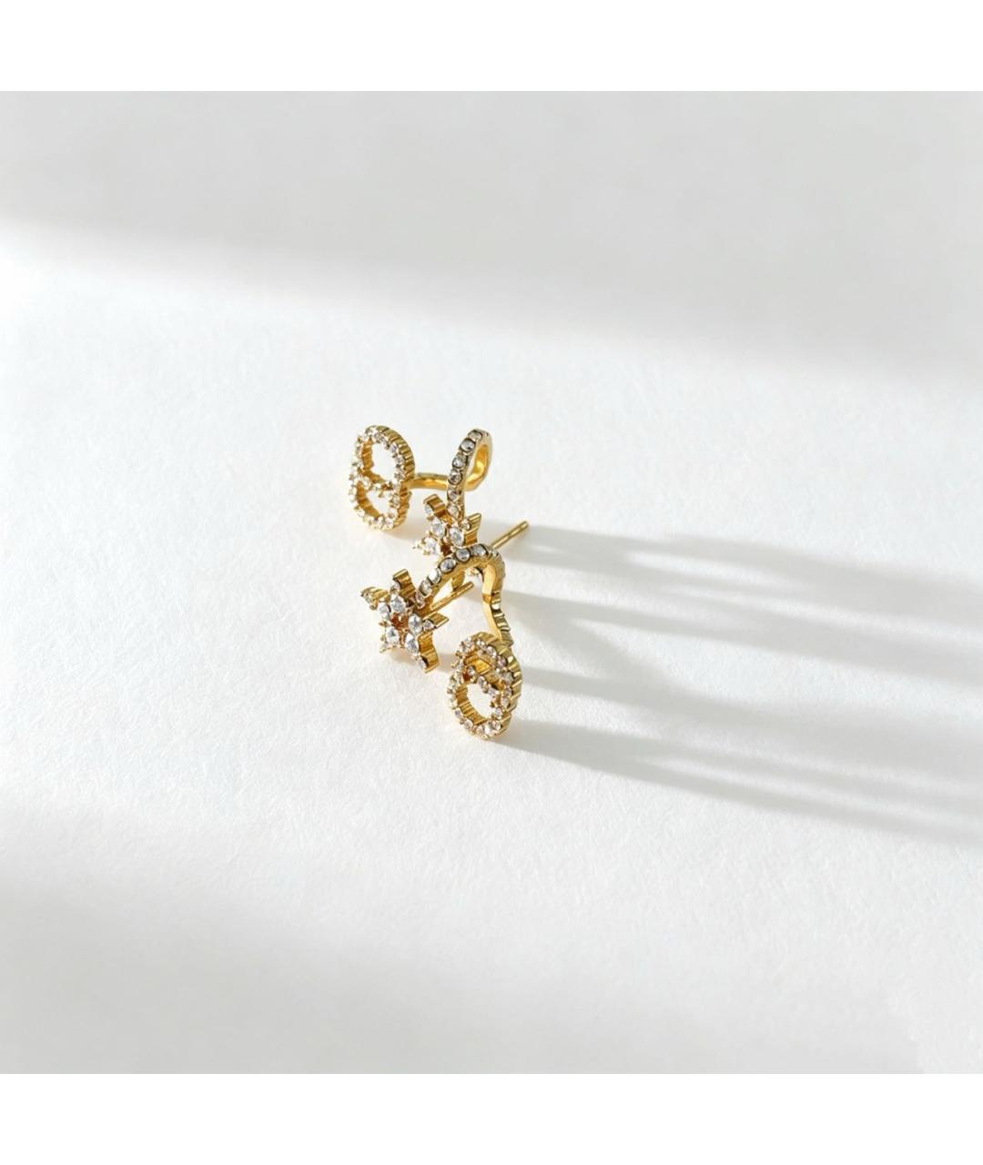 CHRISTIAN DIOR Золотые серьги, фото 5