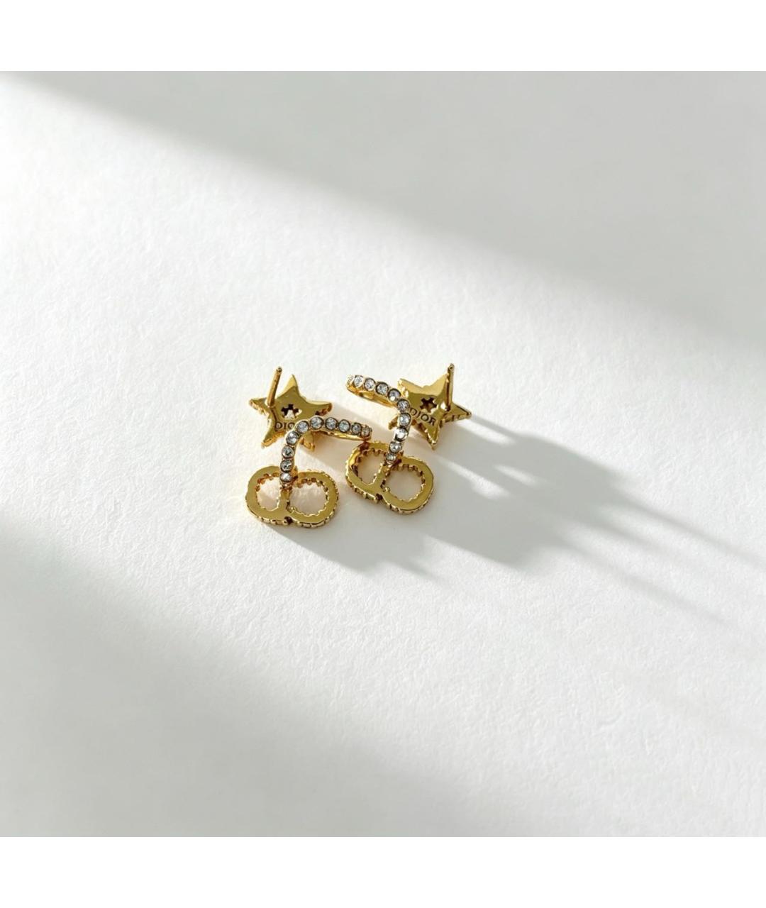 CHRISTIAN DIOR Золотые серьги, фото 4
