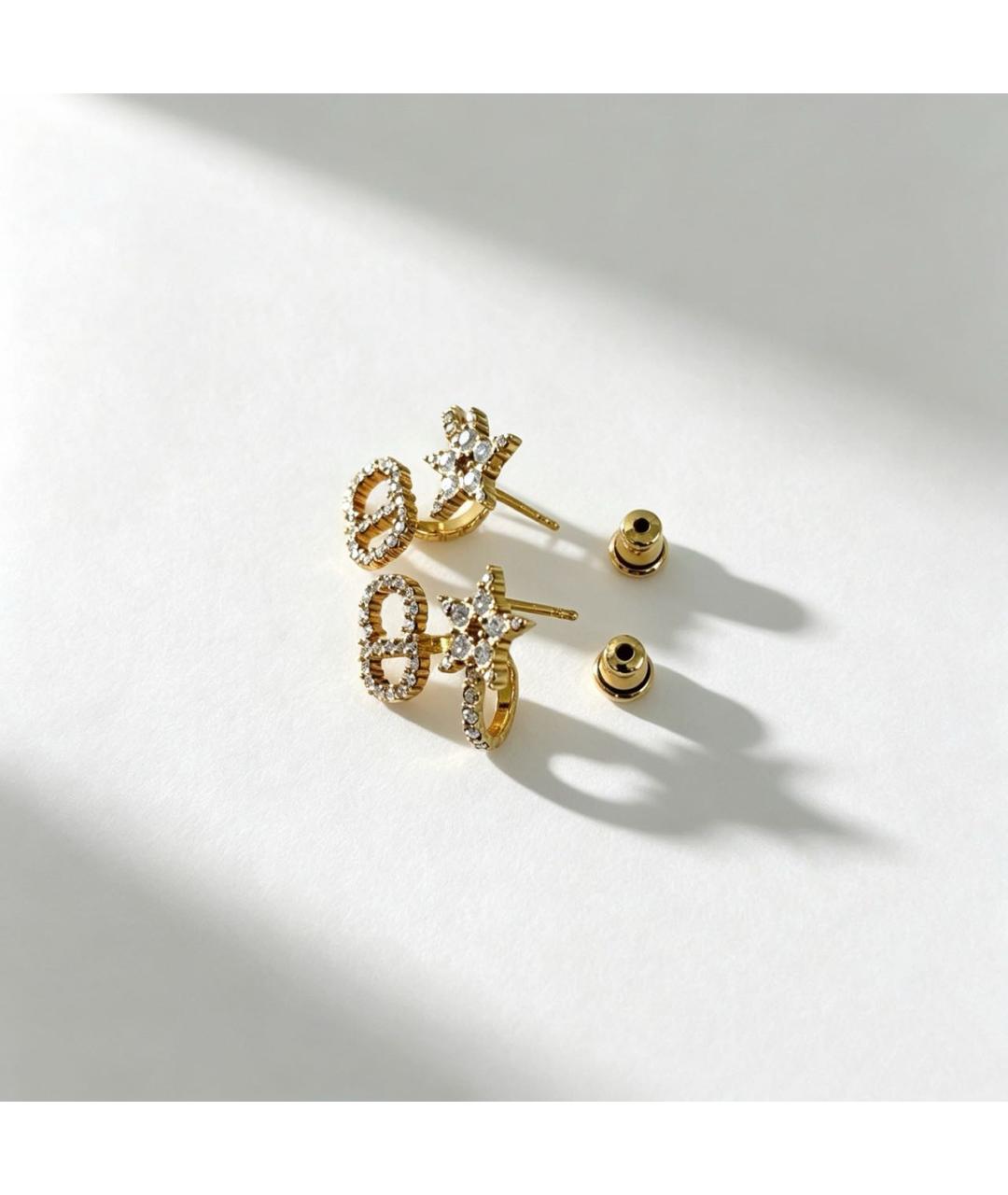 CHRISTIAN DIOR Золотые серьги, фото 2