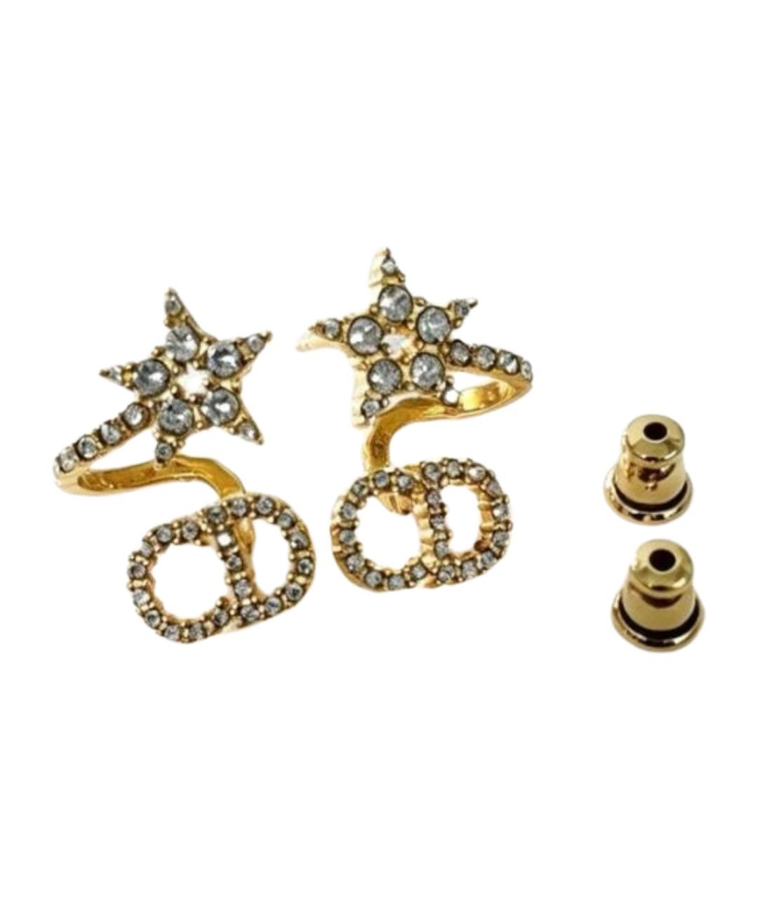 CHRISTIAN DIOR Золотые серьги, фото 1