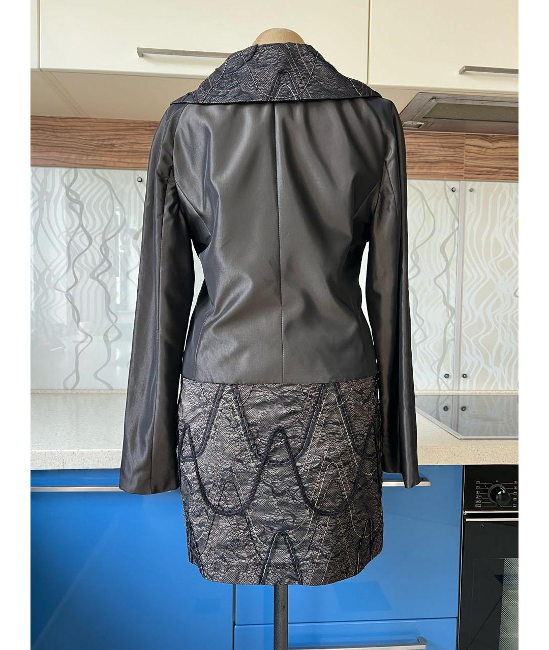 ALEXANDER MCQUEEN Хаки полиэстеровый костюм с юбками, фото 2
