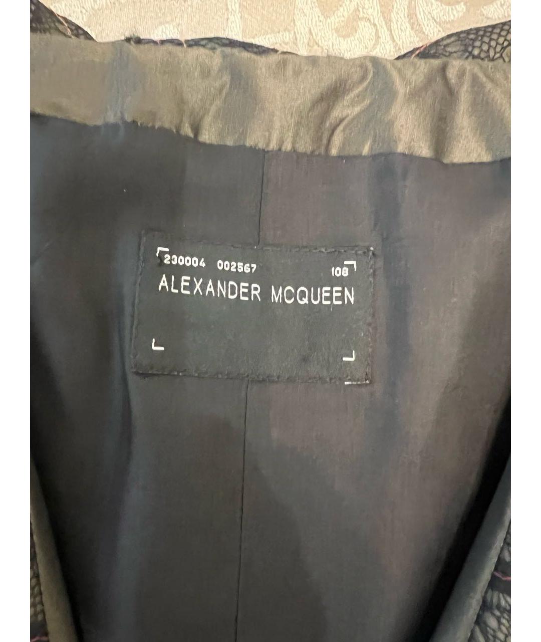 ALEXANDER MCQUEEN Хаки полиэстеровый костюм с юбками, фото 3