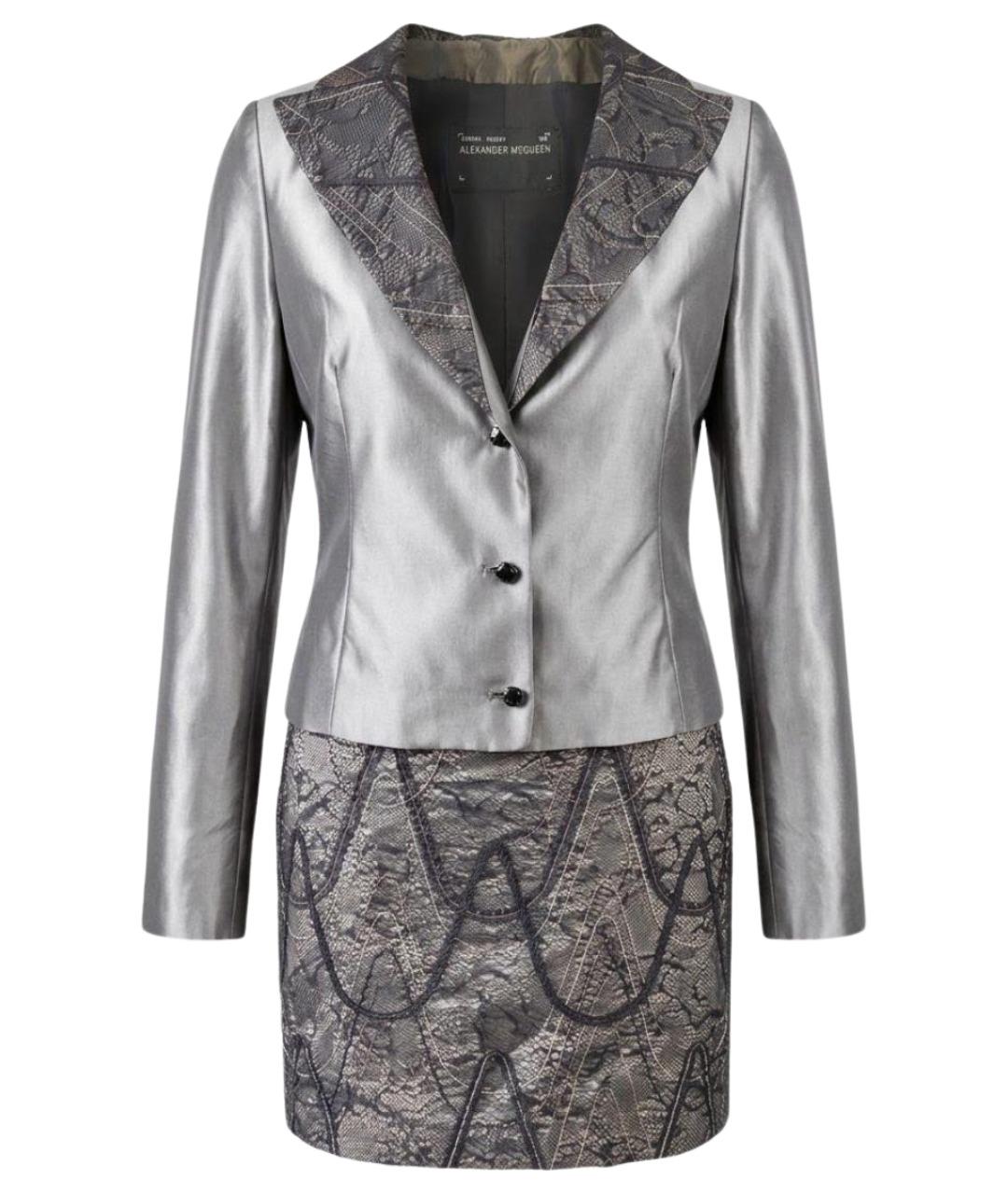 ALEXANDER MCQUEEN Хаки полиэстеровый костюм с юбками, фото 1