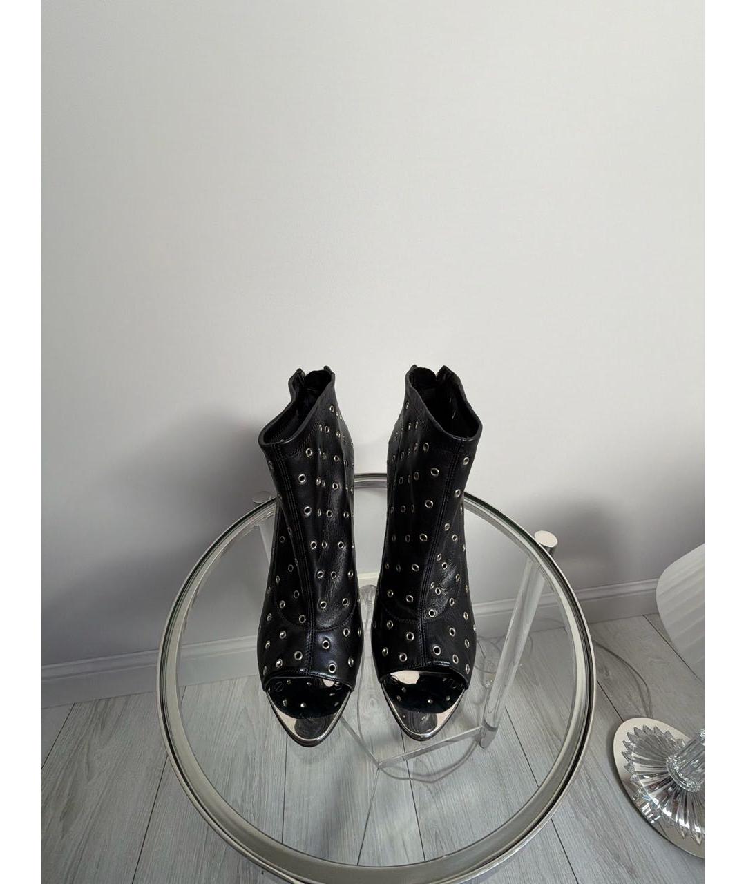 TOM FORD Черные кожаные босоножки, фото 2