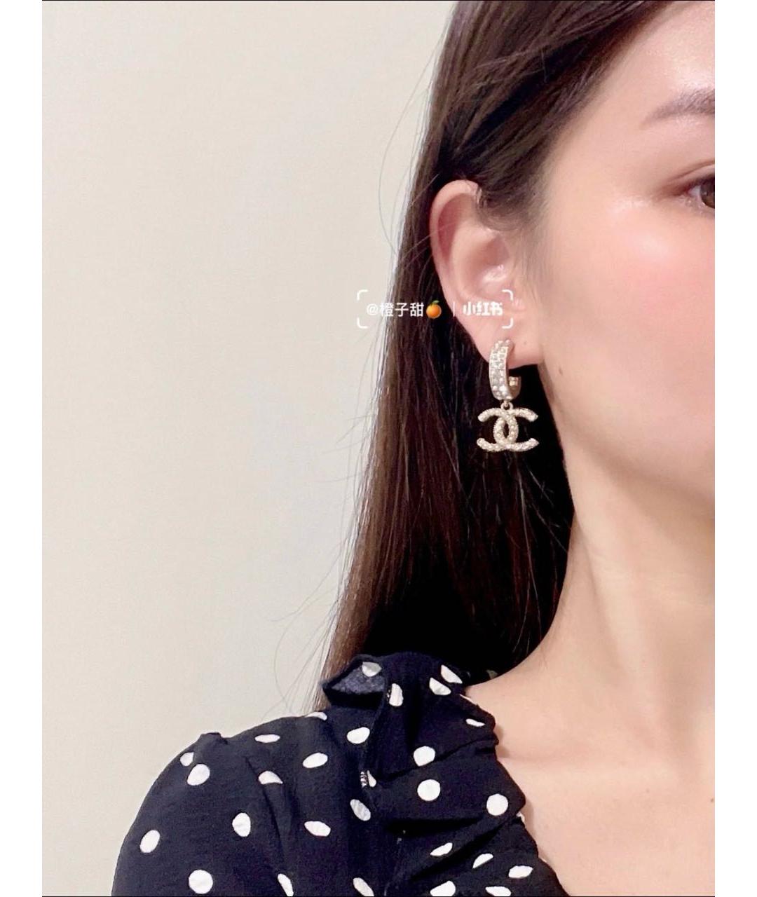 CHANEL Серебряные серьги, фото 5