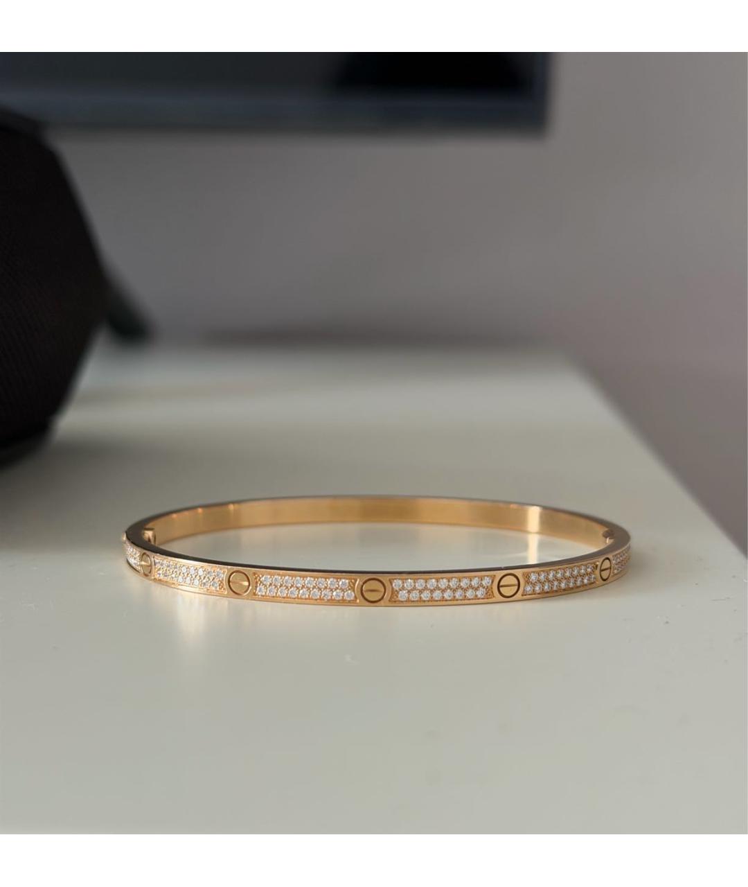 CARTIER Розовый браслет из розового золота, фото 4