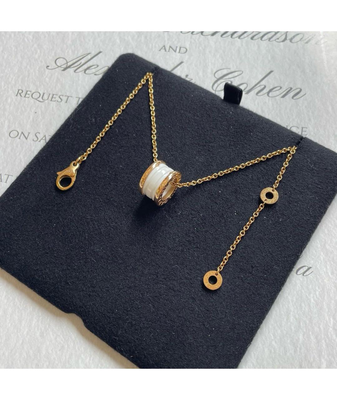 BVLGARI Золотое колье из розового золота, фото 2