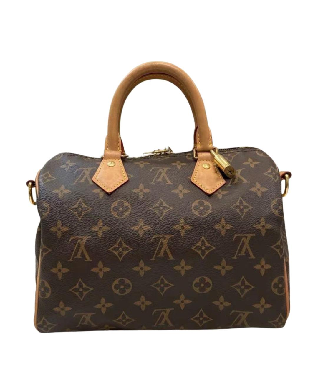 LOUIS VUITTON Коричневая кожаная сумка через плечо, фото 1