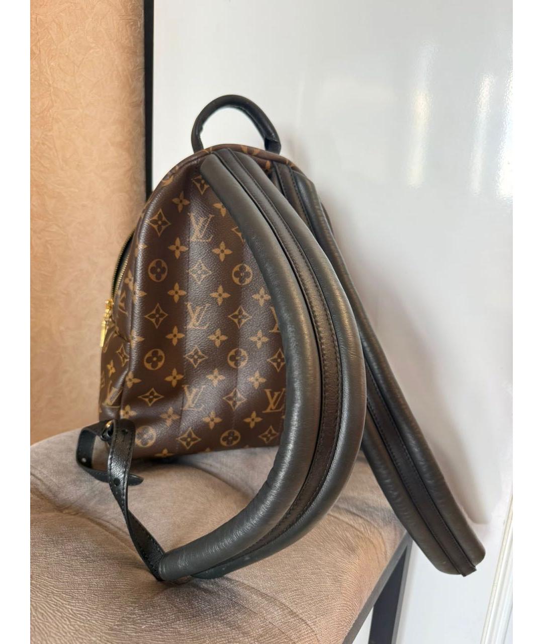 LOUIS VUITTON Коричневый рюкзак из канвы, фото 2