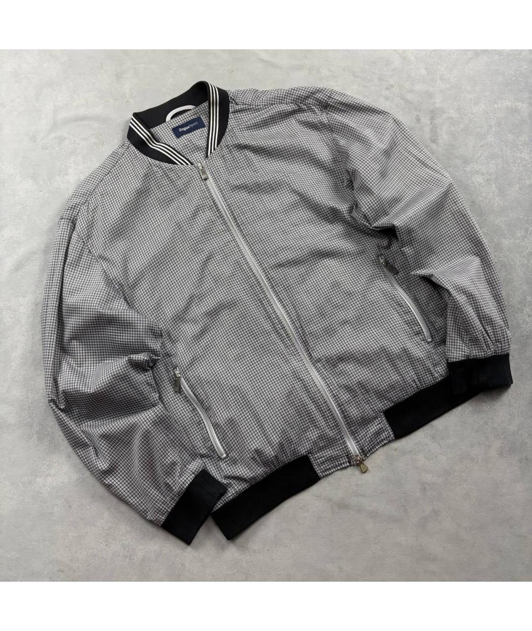ZEGNA Антрацитовая хлопковая куртка, фото 6