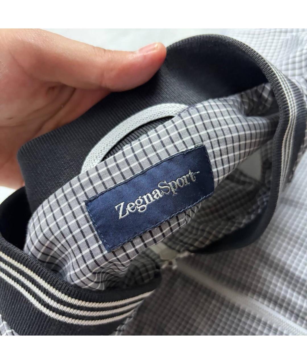 ZEGNA Антрацитовая хлопковая куртка, фото 5